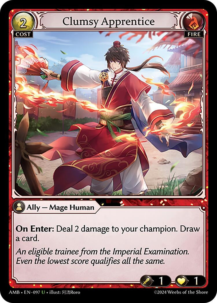 Image for Clumsy Apprentice (Mortal Ambition) (097) - Grand Archive TCG