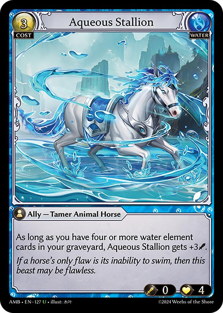 Image for Aqueous Stallion (Mortal Ambition) (127) - Grand Archive TCG