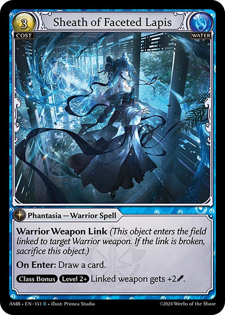 Image for Sheath of Faceted Lapis (Mortal Ambition) (151) - Grand Archive TCG