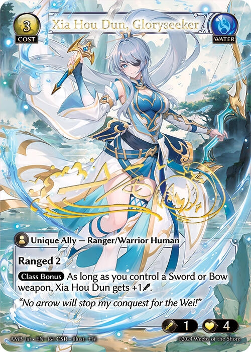 Image for Xia Hou Dun, Gloryseeker (CSR) (Mortal Ambition) (164) - Grand Archive TCG