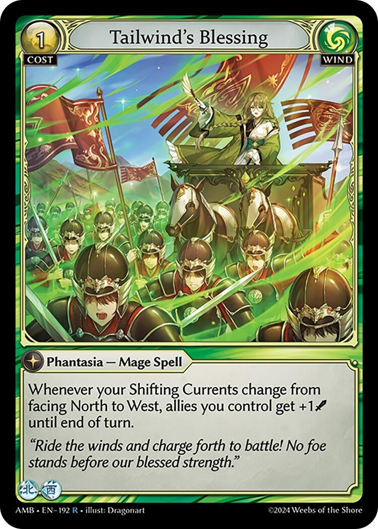 Image for Tailwind's Blessing (Mortal Ambition) (192) - Grand Archive TCG