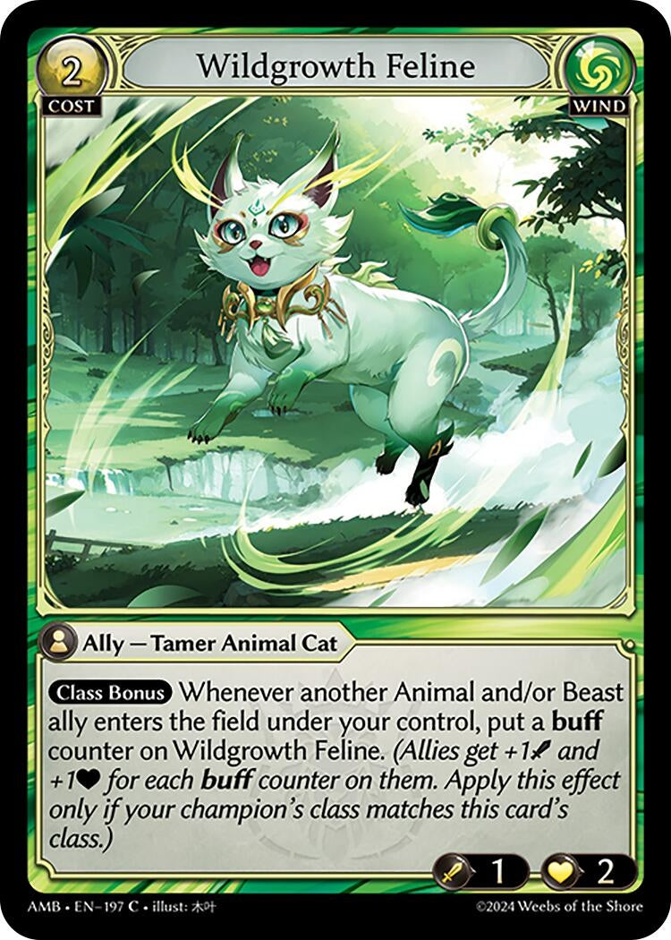Image for Wildgrowth Feline (Mortal Ambition) (197) - Grand Archive TCG