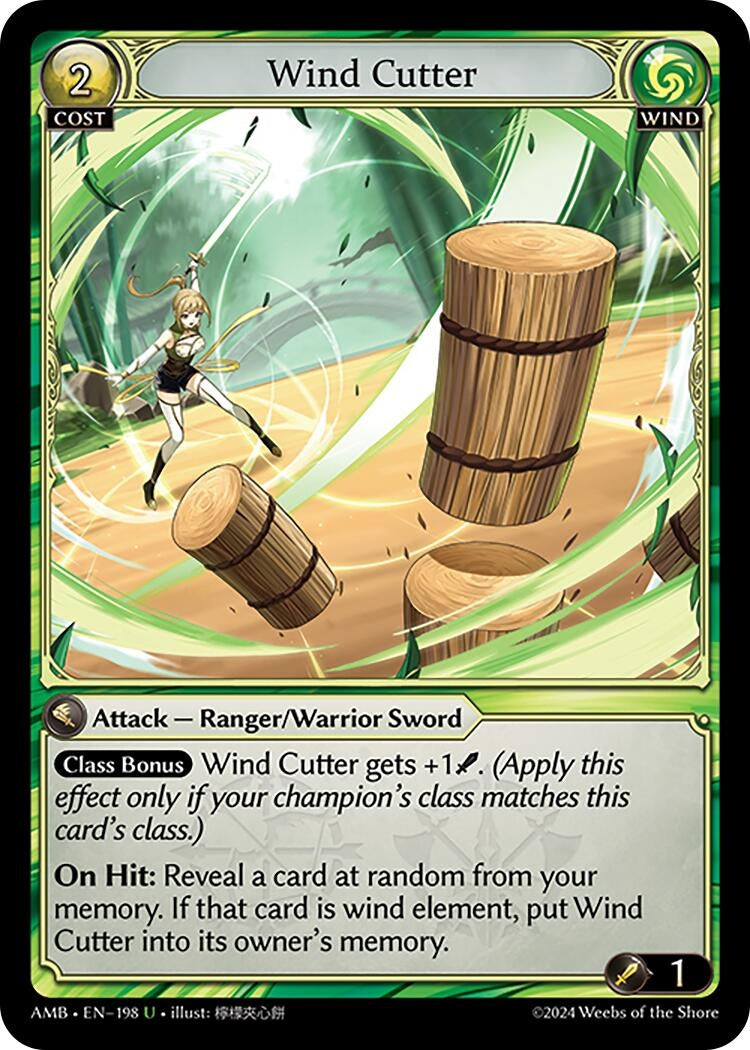 Image for Wind Cutter (Mortal Ambition) (198) - Grand Archive TCG