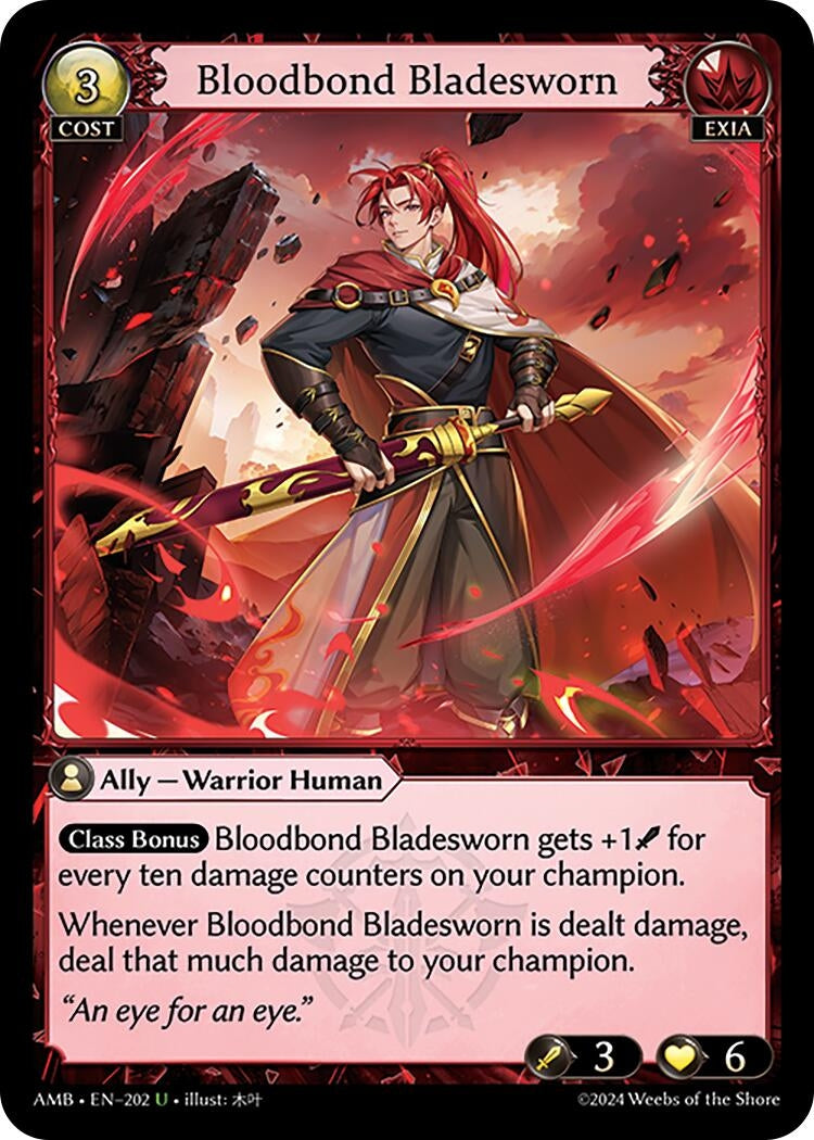 Image for Bloodbond Bladesworn (Mortal Ambition) (202) - Grand Archive TCG