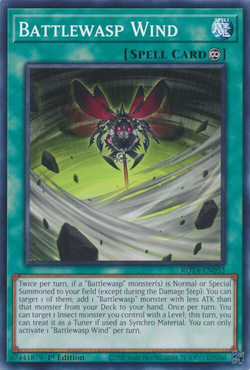 Image for Battlewasp Wind (Rage of the Abyss) (ROTA-EN052) - YuGiOh