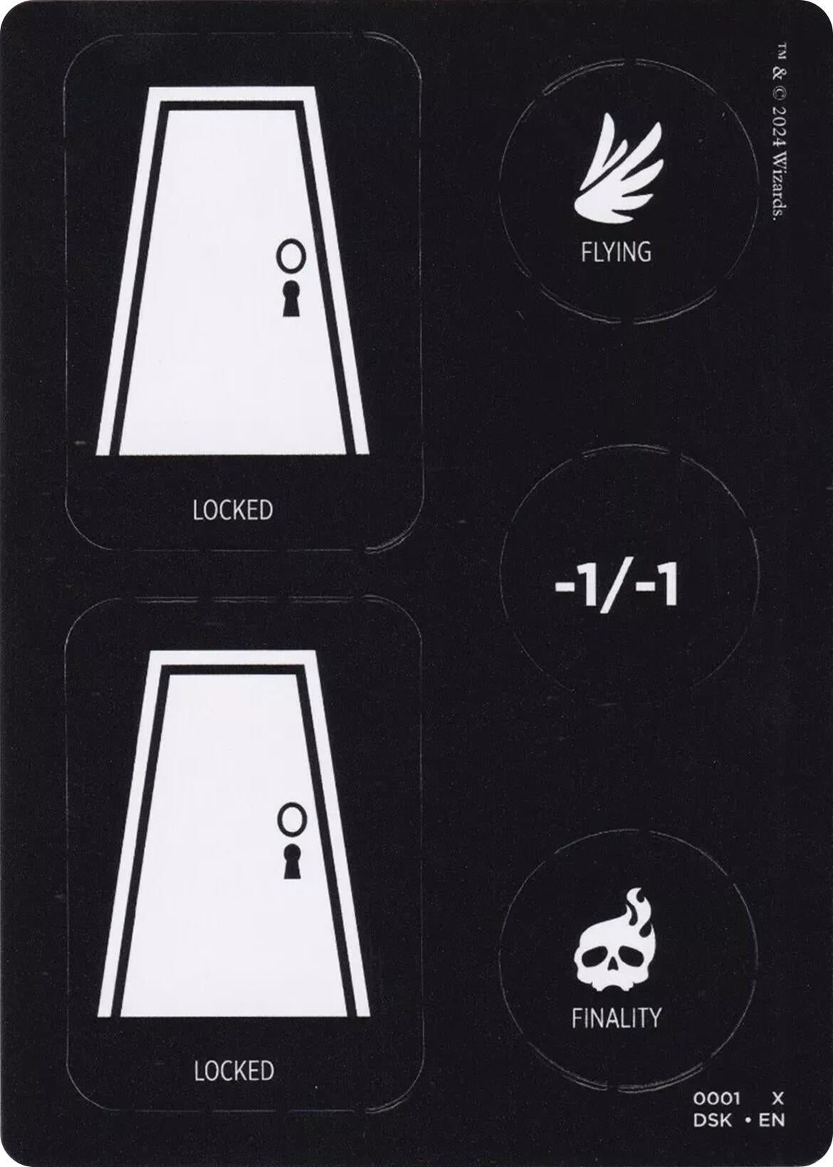 Image for Punch Card Token (1 // 2) (Duskmourn: House of Horror) (1 // 2) - Magic: The Gathering