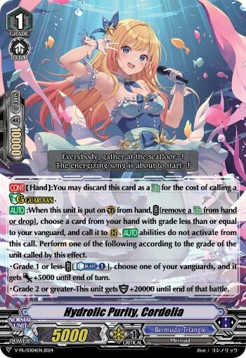 Image for Hydrolic Purity, Cordelia (V Promo Cards) (V-PR/0304EN) - Cardfight Vanguard