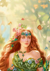 Image for Sanctuary of Aria // Verdance, Thorn of the Rose (Top Center) (Rosetta) (ROSPZL11) - Flesh and Blood TCG