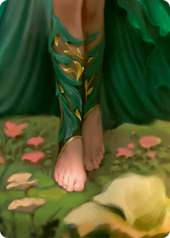 Image for Sanctuary of Aria // Verdance, Thorn of the Rose (Bottom center) (Rosetta) (ROSPZL17) - Flesh and Blood TCG