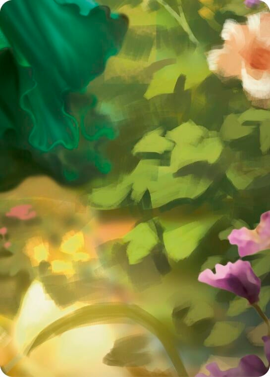 Image for Sanctuary of Aria // Verdance, Thorn of the Rose (Bottom right) (Rosetta) (ROSPZL18) - Flesh and Blood TCG