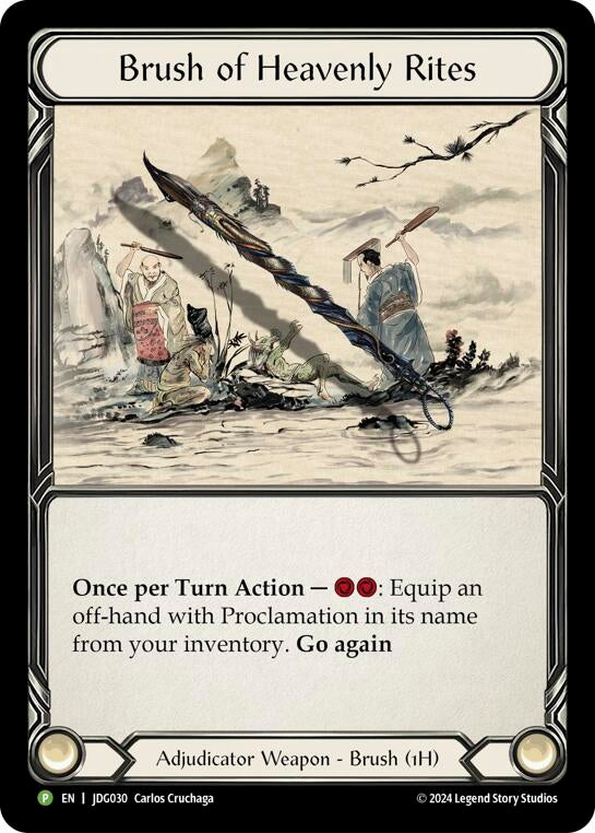 Image for Brush of Heavens Rites - JDG030 (Flesh and Blood: Promo Cards) (JDG030) - Flesh and Blood TCG