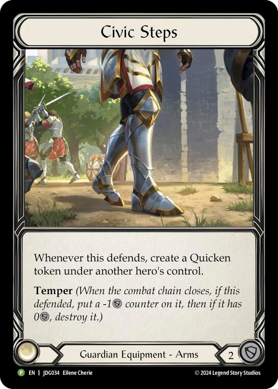 Image for Civic Steps - JDG034 (Flesh and Blood: Promo Cards) (JDG034) - Flesh and Blood TCG