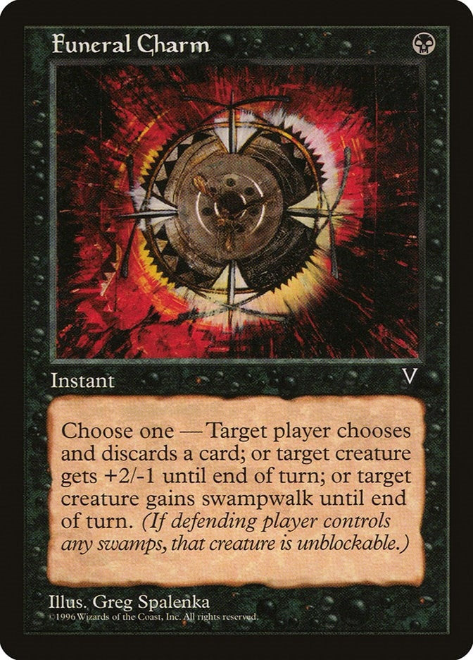 Image for Funeral Charm (Visions) - Magic: The Gathering