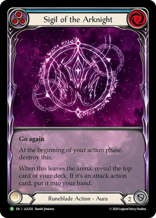 Image for Sigil of the Arknight (Extended Art) - LGS325 (Flesh and Blood: Promo Cards) (LGS325) - Flesh and Blood TCG