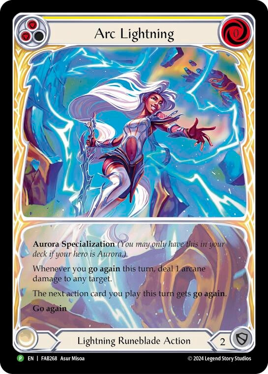 Image for Arc Lightning (Extended Art) - FAB268 (Flesh and Blood: Promo Cards) (FAB268) - Flesh and Blood TCG