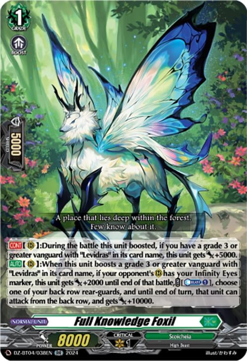 Image for Full Knowledge Foxil (DZ-BT04: Destined Showdown) (DZ-BT04/038EN) - Cardfight Vanguard