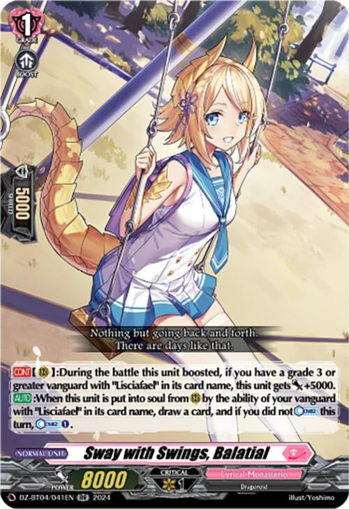 Image for Sway with Swings, Balatial (DZ-BT04: Destined Showdown) (DZ-BT04/041EN) - Cardfight Vanguard