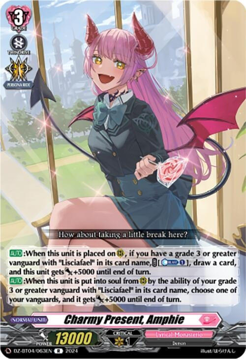 Image for Charmy Present, Amphie (DZ-BT04: Destined Showdown) (DZ-BT04/063EN) - Cardfight Vanguard