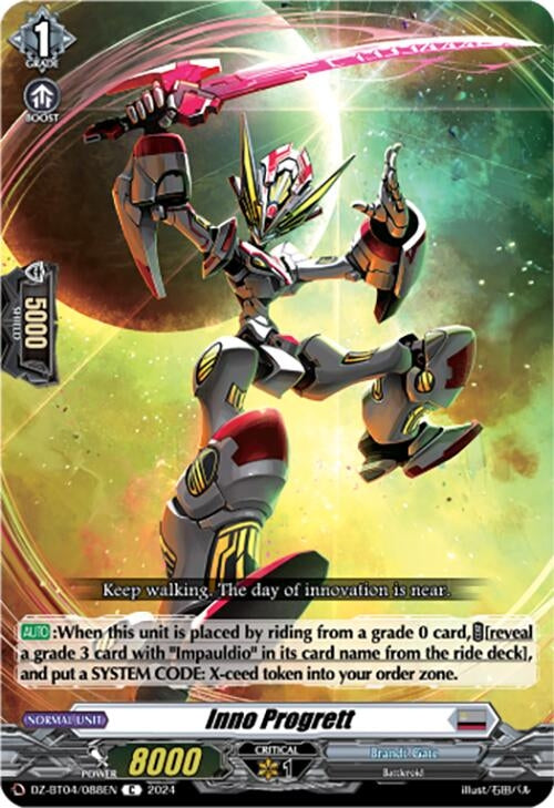 Image for Inno Progrett (DZ-BT04: Destined Showdown) (DZ-BT04/088EN) - Cardfight Vanguard