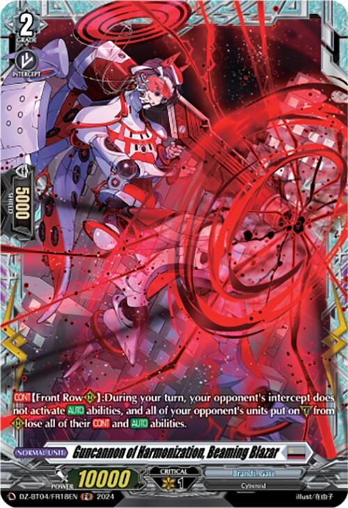 Image for Guncannon of Harmonization, Beaming Blazar (FR) (DZ-BT04: Destined Showdown) (DZ-BT04/FR18EN) - Cardfight Vanguard