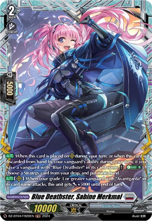 Image for Blue Deathster, Sabine Merkmal (FR) (DZ-BT04: Destined Showdown) (DZ-BT04/FR20EN) - Cardfight Vanguard