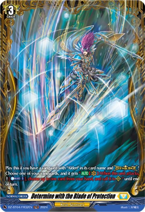 Image for Determine with the Blade of Protection (FR) (DZ-BT04: Destined Showdown) (DZ-BT04/FR32EN) - Cardfight Vanguard
