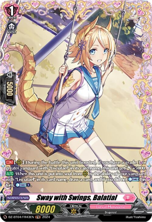 Image for Sway with Swings, Balatial (FR) (DZ-BT04: Destined Showdown) (DZ-BT04/FR43EN) - Cardfight Vanguard