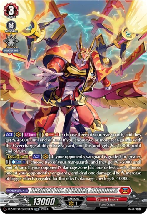 Image for Destined One of Scales, Aelquilibra (SR) (DZ-BT04: Destined Showdown) (DZ-BT04/SR02EN) - Cardfight Vanguard