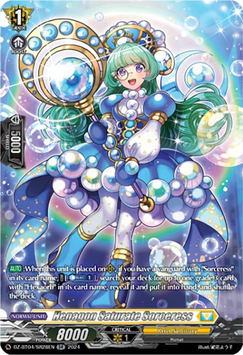 Image for Henagon Saturate Sorceress (SR) (DZ-BT04: Destined Showdown) (DZ-BT04/SR28EN) - Cardfight Vanguard