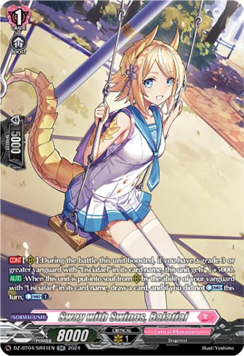 Image for Sway with Swings, Balatial (SR) (DZ-BT04: Destined Showdown) (DZ-BT04/SR41EN) - Cardfight Vanguard