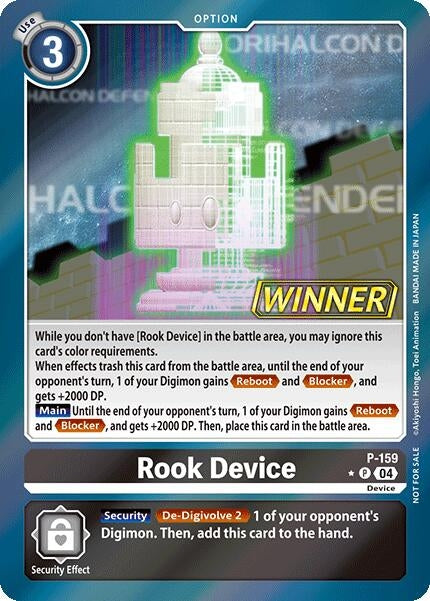 Image for Rook Device (Store Tournament 2024 Oct. - Dec. Winner Pack) - Digimon Card Game