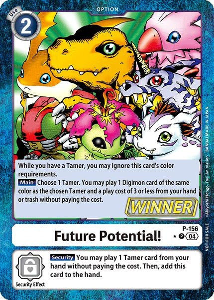 Image for Future Potential! (Store Tournament 2024 Oct. - Dec. Winner Pack) - Digimon Card Game