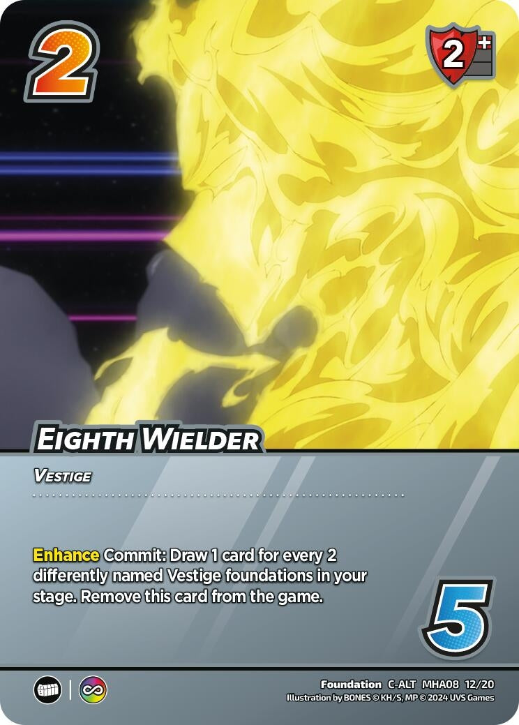 Image for Eighth Wielder (Alternate Art) (Challenger Series: My Hero Academia - Dark Hero Arc) (MHA08 12/20) - UniVersus