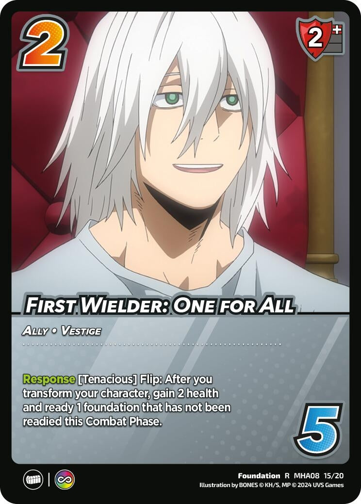 Image for First Wielder: One for All (Challenger Series: My Hero Academia - Dark Hero Arc) (MHA08 15/20) - UniVersus