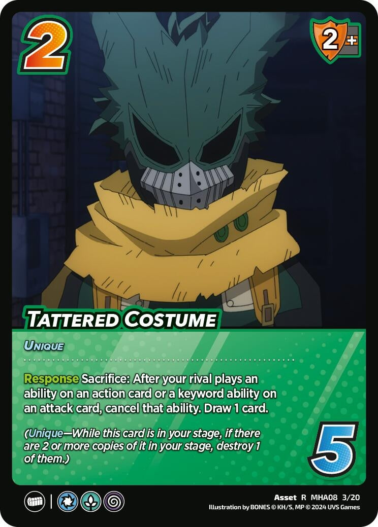 Image for Tattered Costume (Challenger Series: My Hero Academia - Dark Hero Arc) (MHA08 3/20) - UniVersus