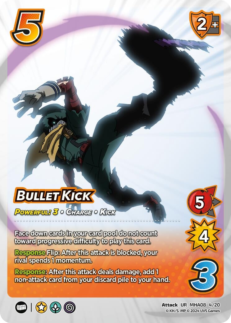 Image for Bullet Kick (Challenger Series: My Hero Academia - Dark Hero Arc) (MHA08 4/20) - UniVersus