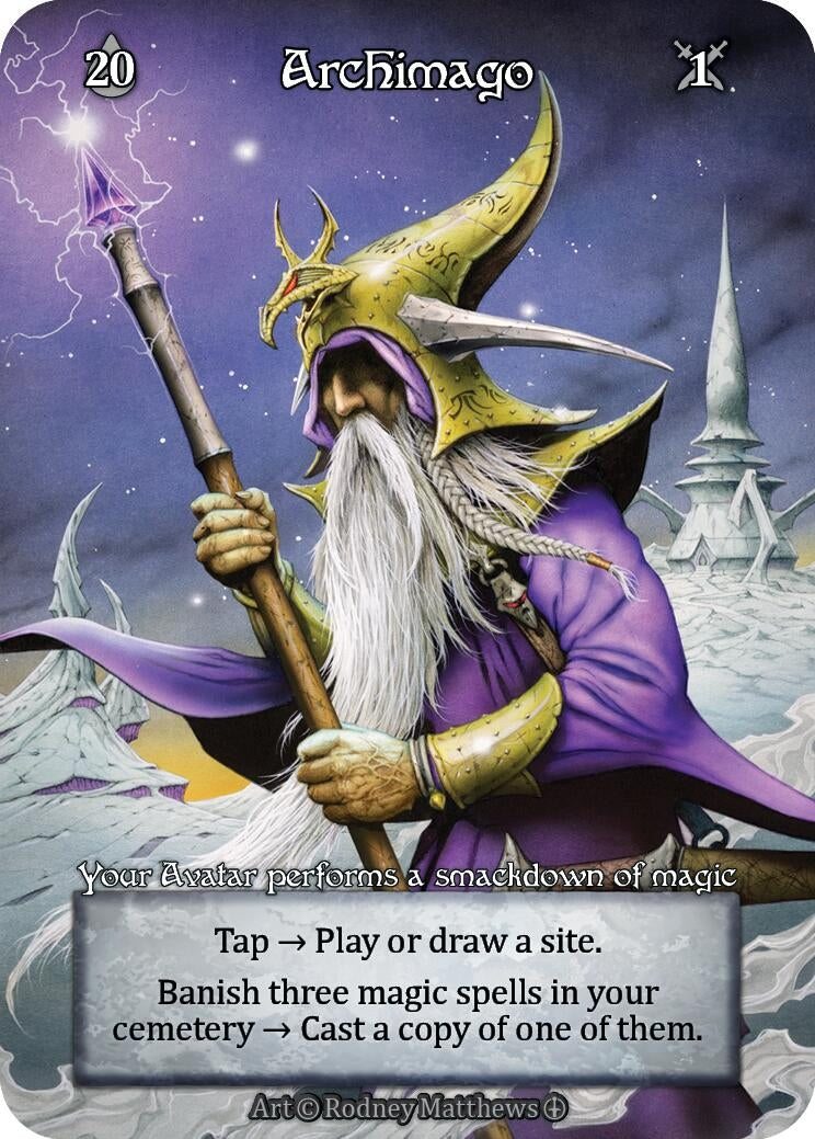 Image for Archimago (Foil) (Arthurian Legends) - Sorcery: Contested Realm