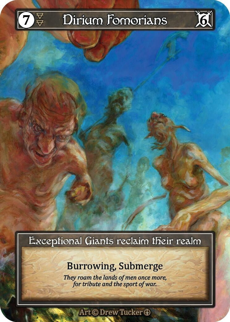Image for Dirium Fomorians (Foil) (Arthurian Legends) - Sorcery: Contested Realm