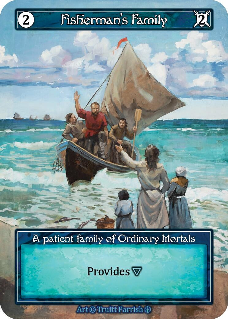 Image for Fisherman's Family (Foil) (Arthurian Legends) - Sorcery: Contested Realm