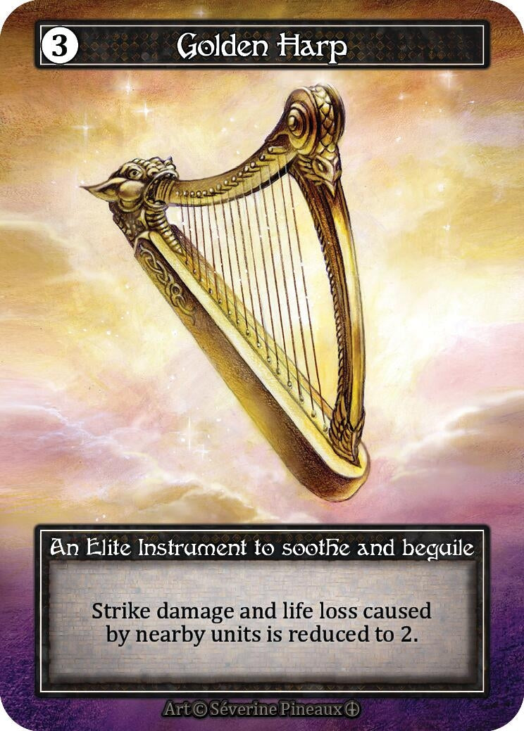 Image for Golden Harp (Foil) (Arthurian Legends) - Sorcery: Contested Realm