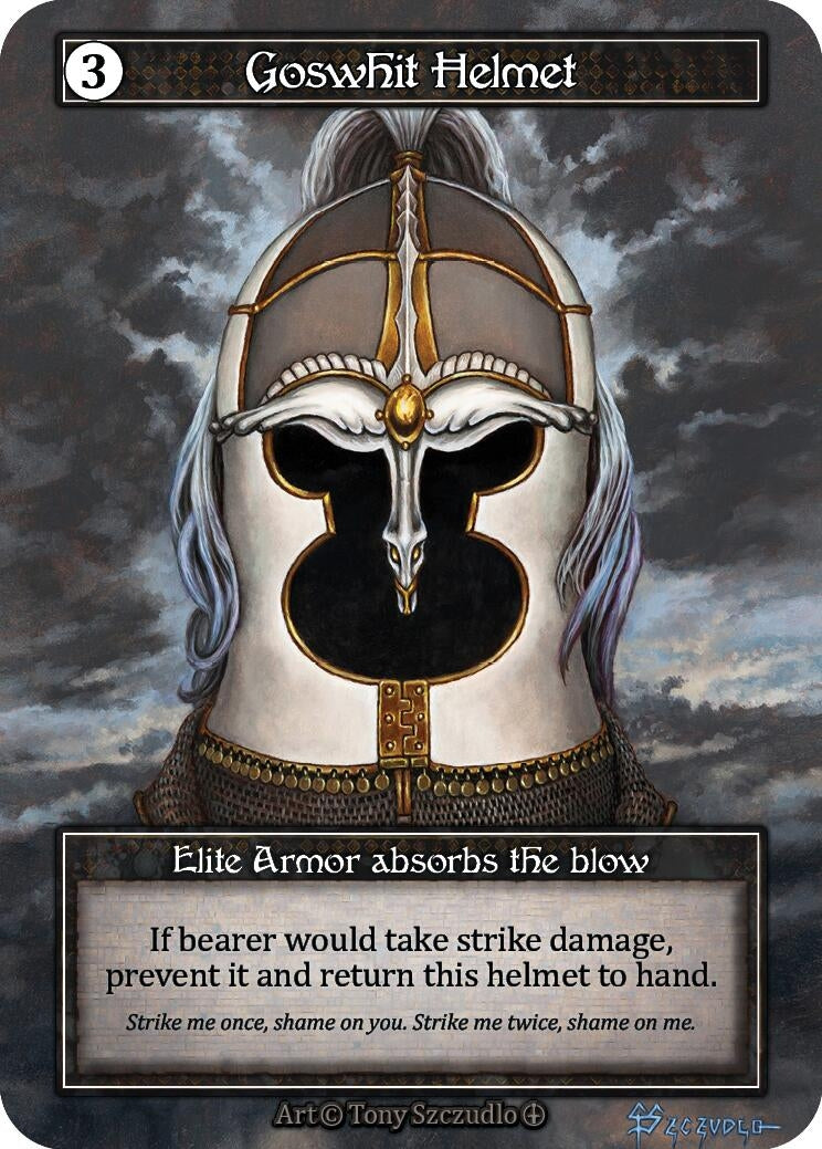 Image for Goswhit Helmet (Foil) (Arthurian Legends) - Sorcery: Contested Realm