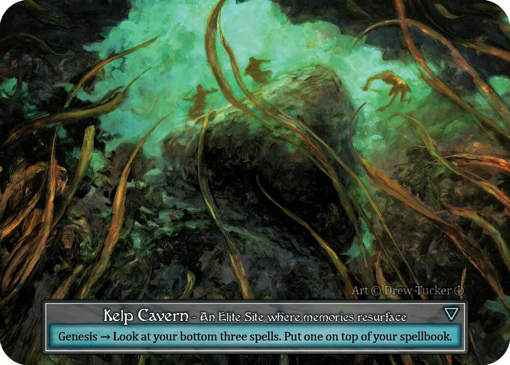 Image for Kelp Cavern (Foil) (Arthurian Legends) - Sorcery: Contested Realm