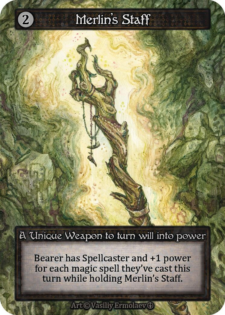Image for Merlin's Staff (Arthurian Legends) - Sorcery: Contested Realm