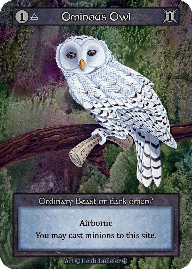 Image for Ominous Owl (Arthurian Legends) - Sorcery: Contested Realm
