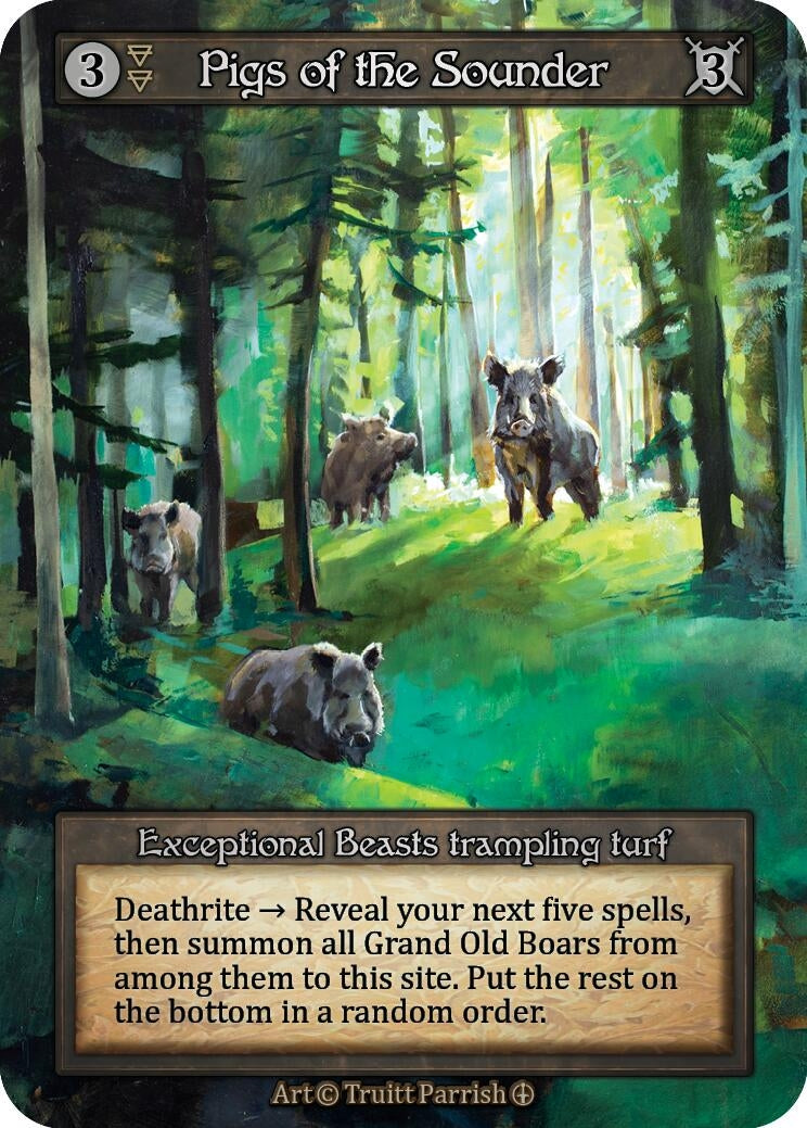 Image for Pigs of the Sounder (Arthurian Legends) - Sorcery: Contested Realm
