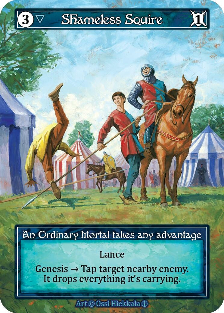 Image for Shameless Squire (Foil) (Arthurian Legends) - Sorcery: Contested Realm