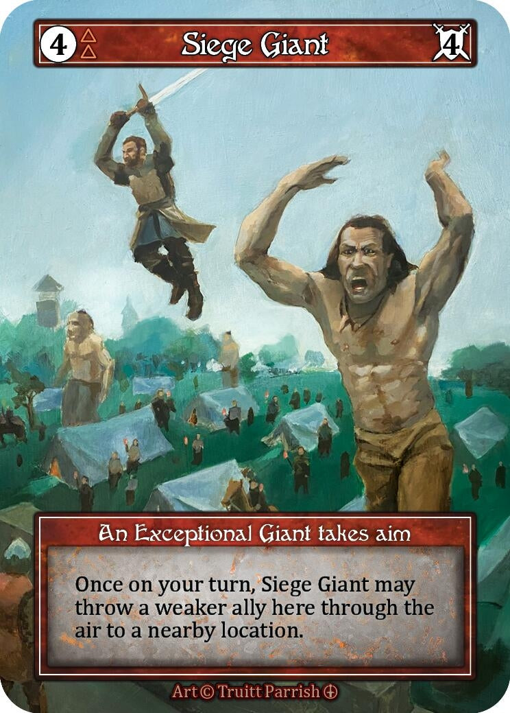 Image for Siege Giant (Foil) (Arthurian Legends) - Sorcery: Contested Realm