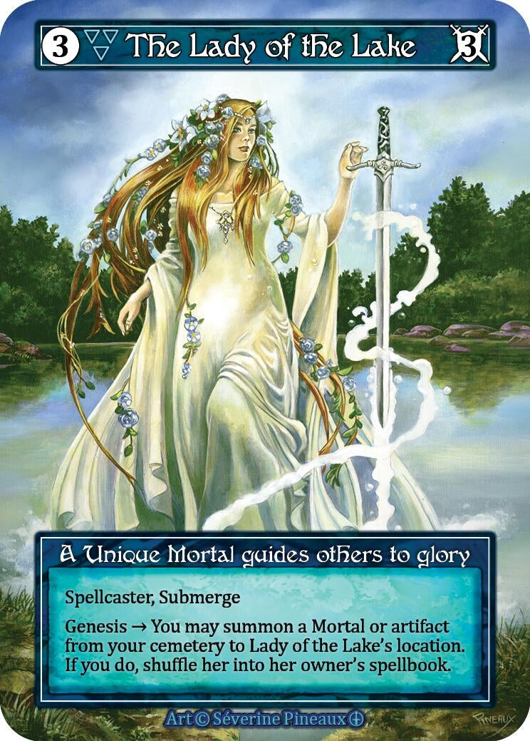 Image for The Lady of the Lake (Foil) (Arthurian Legends) - Sorcery: Contested Realm