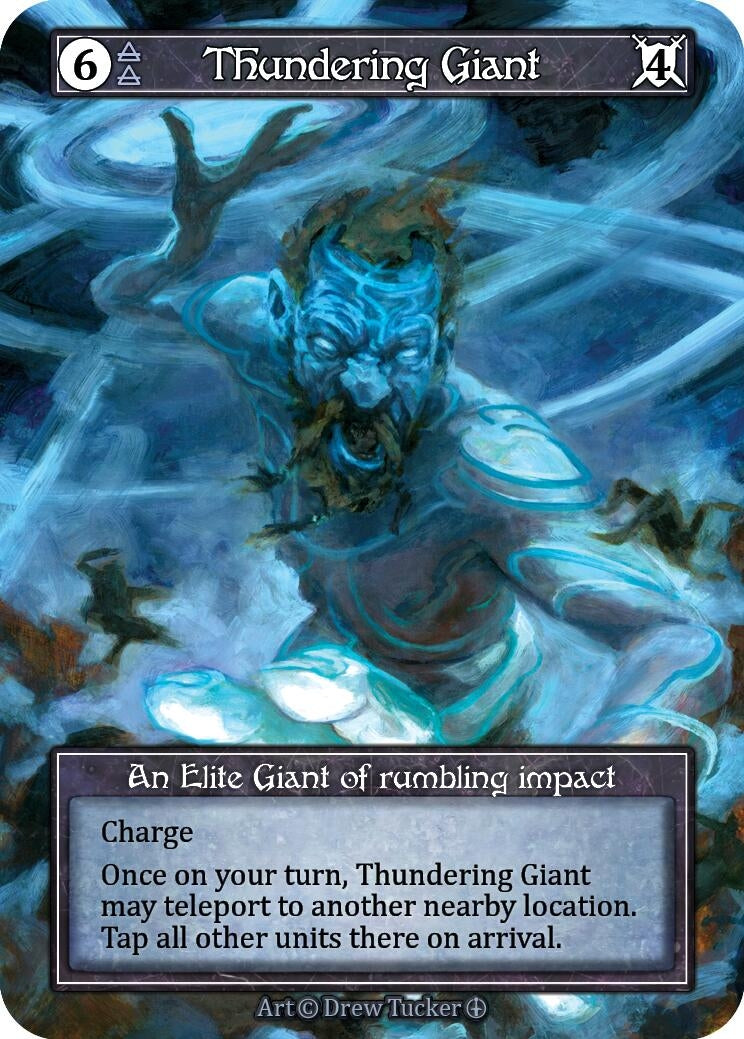 Image for Thundering Giant (Foil) (Arthurian Legends) - Sorcery: Contested Realm