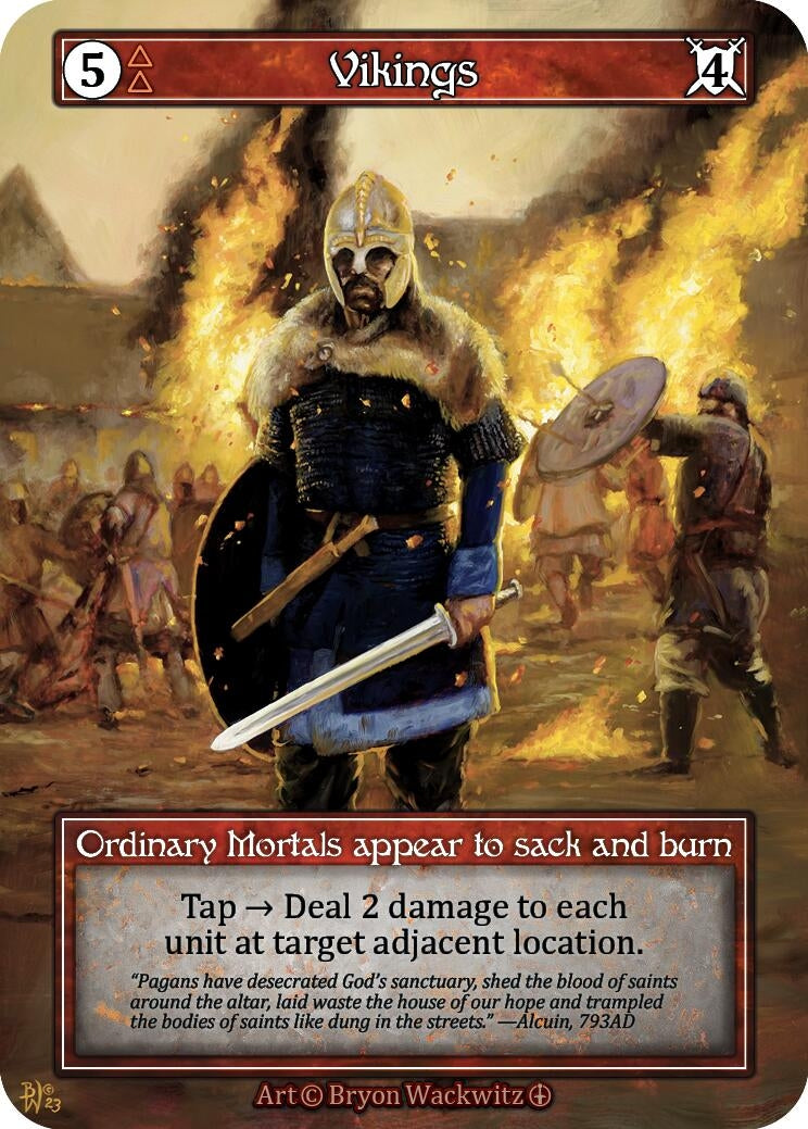 Image for Vikings (Foil) (Arthurian Legends) - Sorcery: Contested Realm